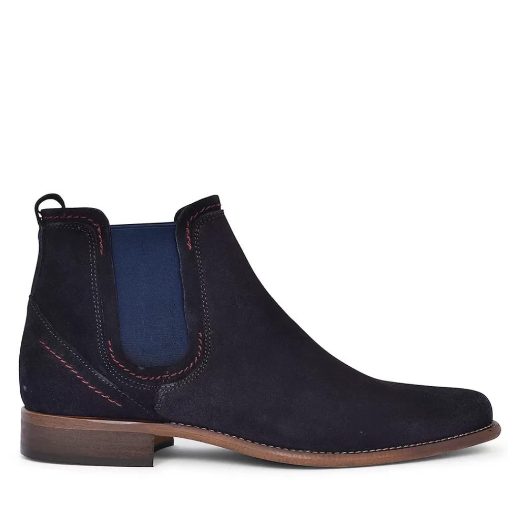 Mens ESCAPE Austin Chelsea Boot For Men In Navy