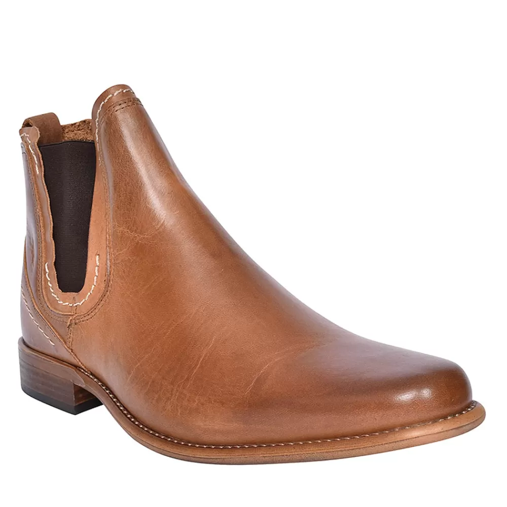 Mens ESCAPE Austin Chelsea Slip On Boot For Men In Tan