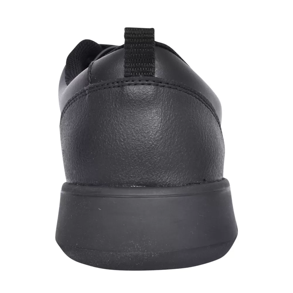 Kids CLARKS Boys Scape Flare Black Leather Velcro Shoe In Kids G Fit