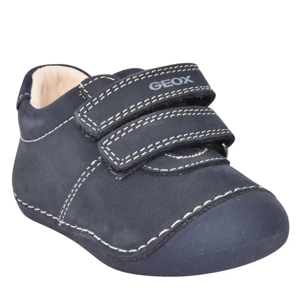 Kids GEOX Boys Tutim B9439A Velcro Shoe In Navy