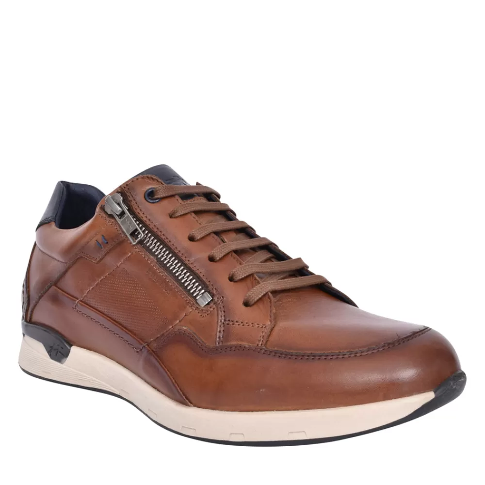 Mens FLUCHOS F1294 Emory Laced Trainer In Camel