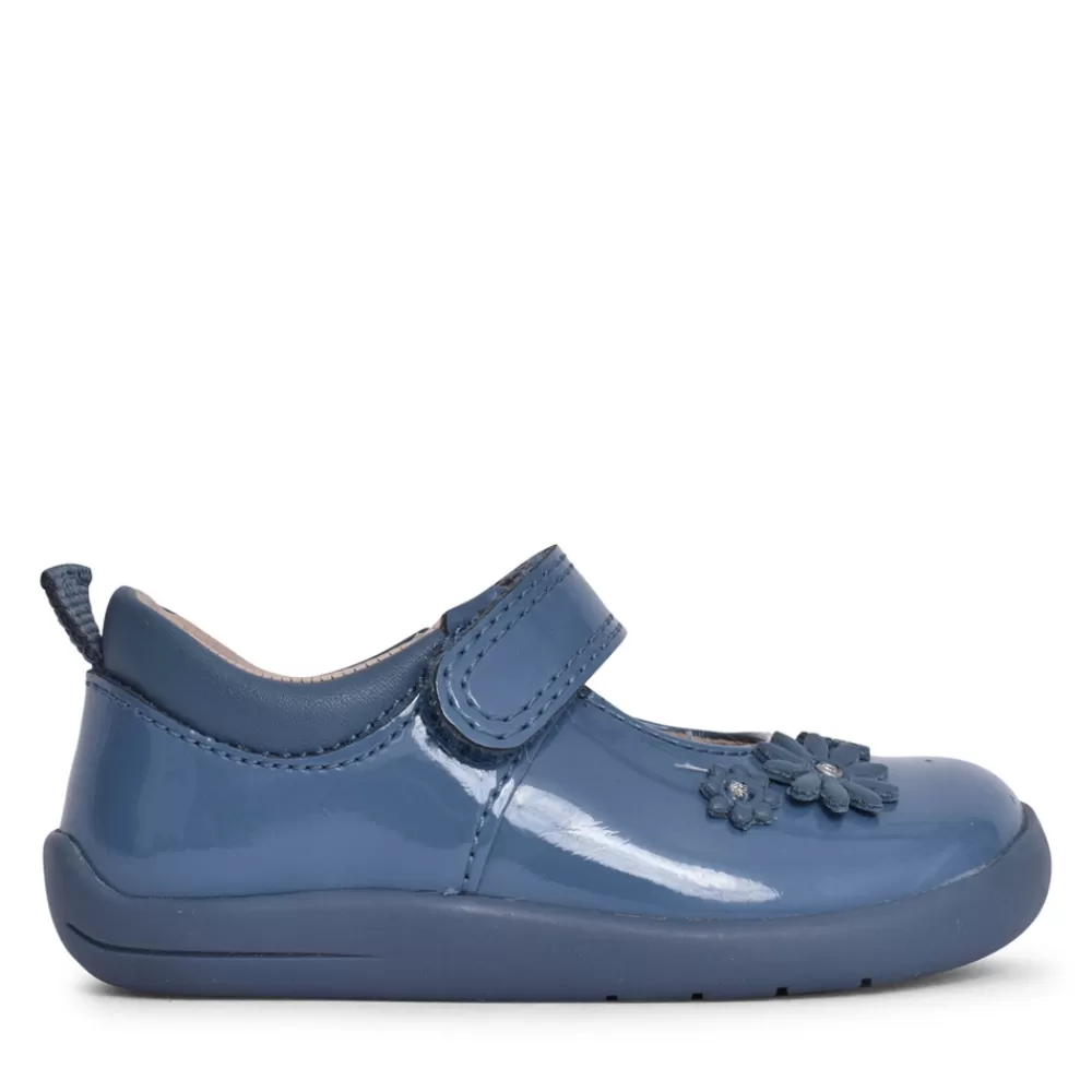 Kids START RITE Girls Fairy Tale Blue Velcro Shoe In Kids F Fit