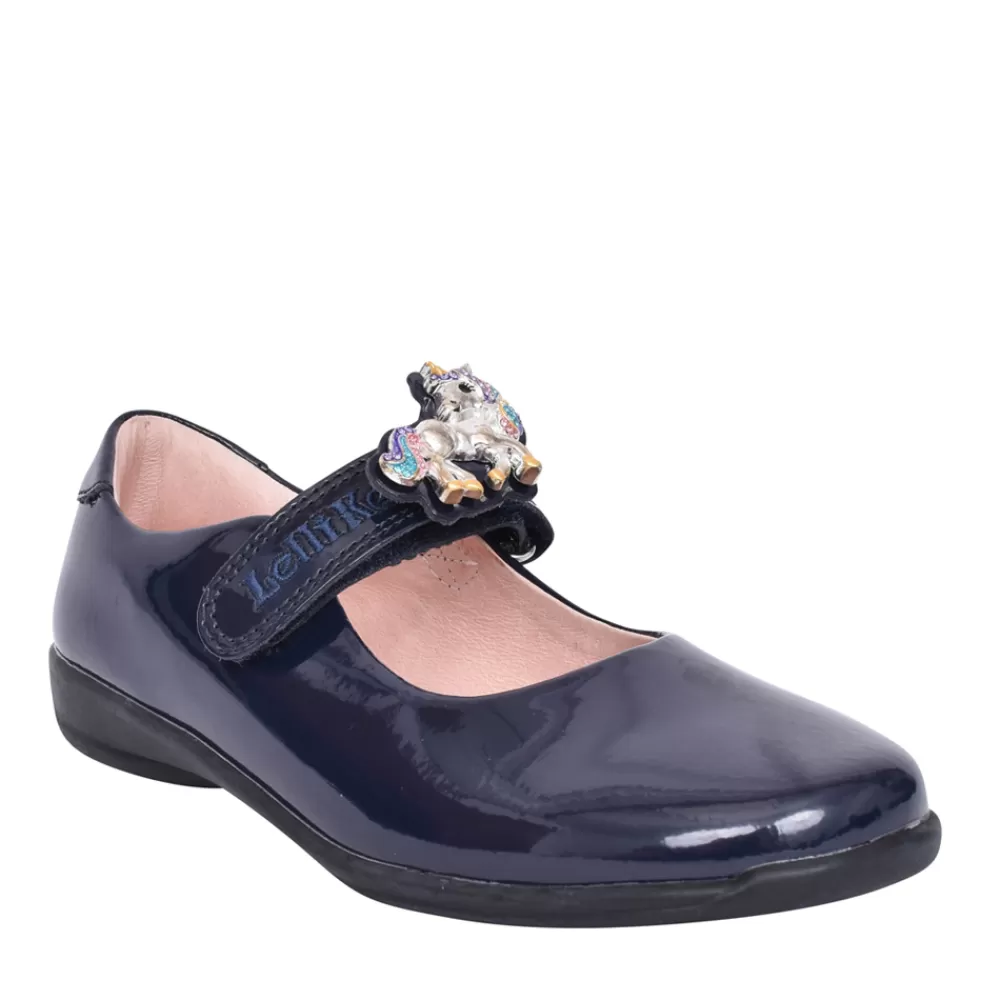 Kids LELLI KELLY Girls Lks08113 Bella 2 F-Fit Shoe In Navy Patent