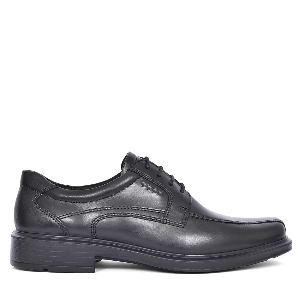 Mens ECCO Helsinki 50104 Laced Shoe For Men In Blk Leather