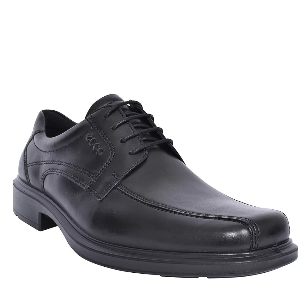 Mens ECCO Helsinki 50104 Laced Shoe For Men In Blk Leather