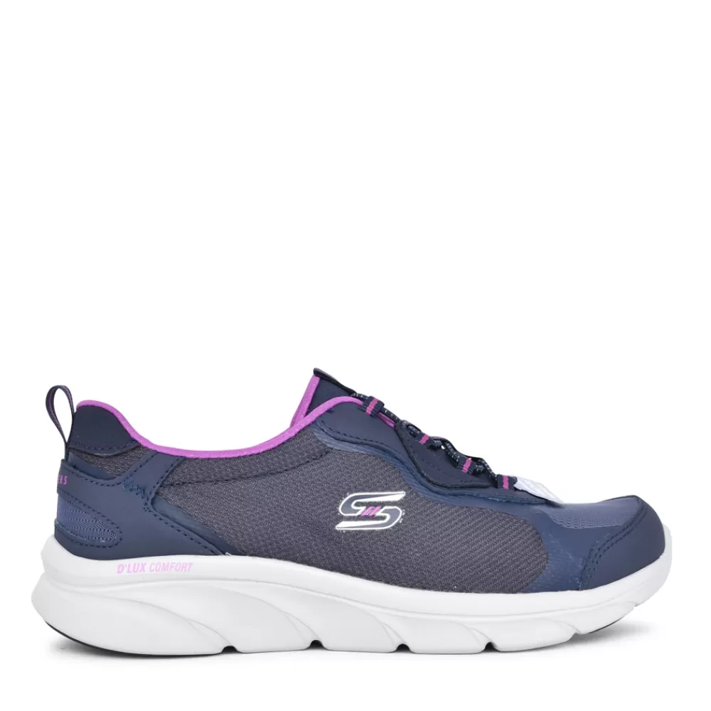 Ladies SKECHERS Ladies 104336 Bliss Galore Trainer In Navy