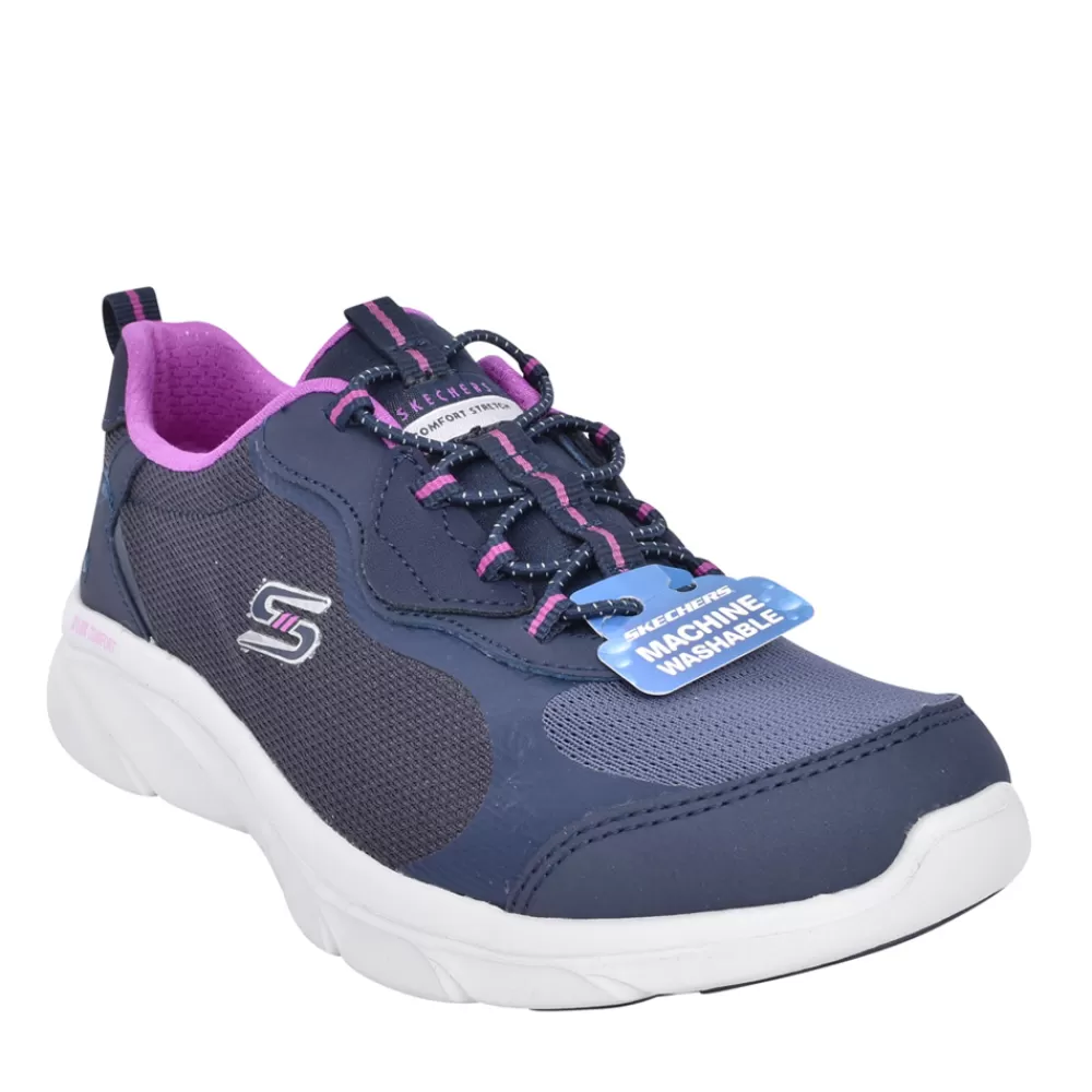 Ladies SKECHERS Ladies 104336 Bliss Galore Trainer In Navy