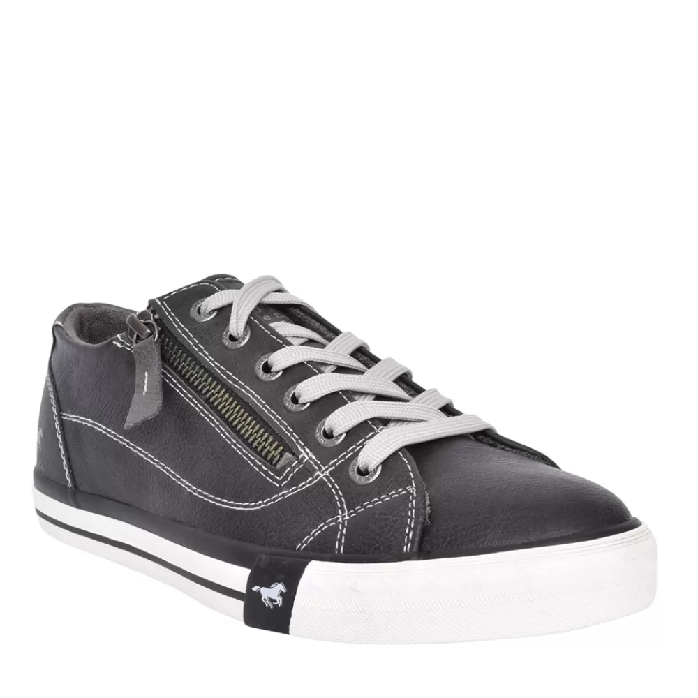 Ladies MUSTANG Ladies 1146302 Laced Trainer In Grey