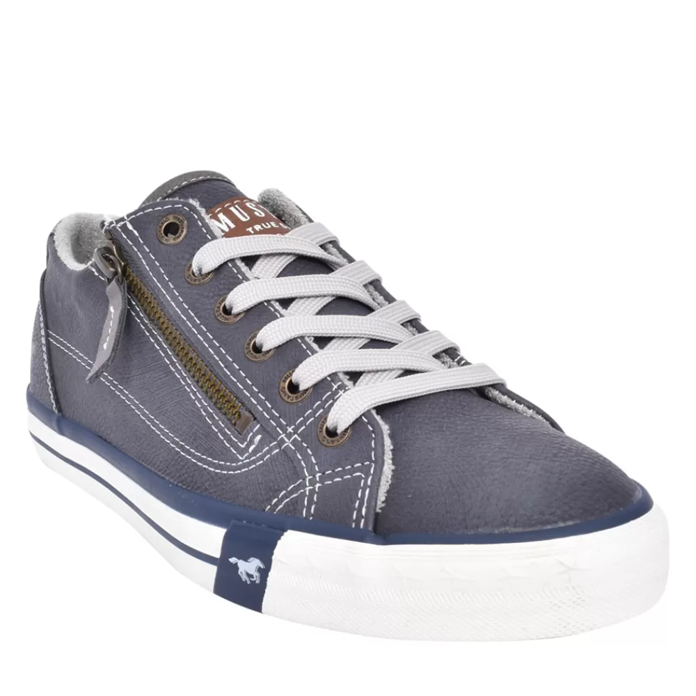 Ladies MUSTANG Ladies 1146319 Laced Trainer In Dark Blue