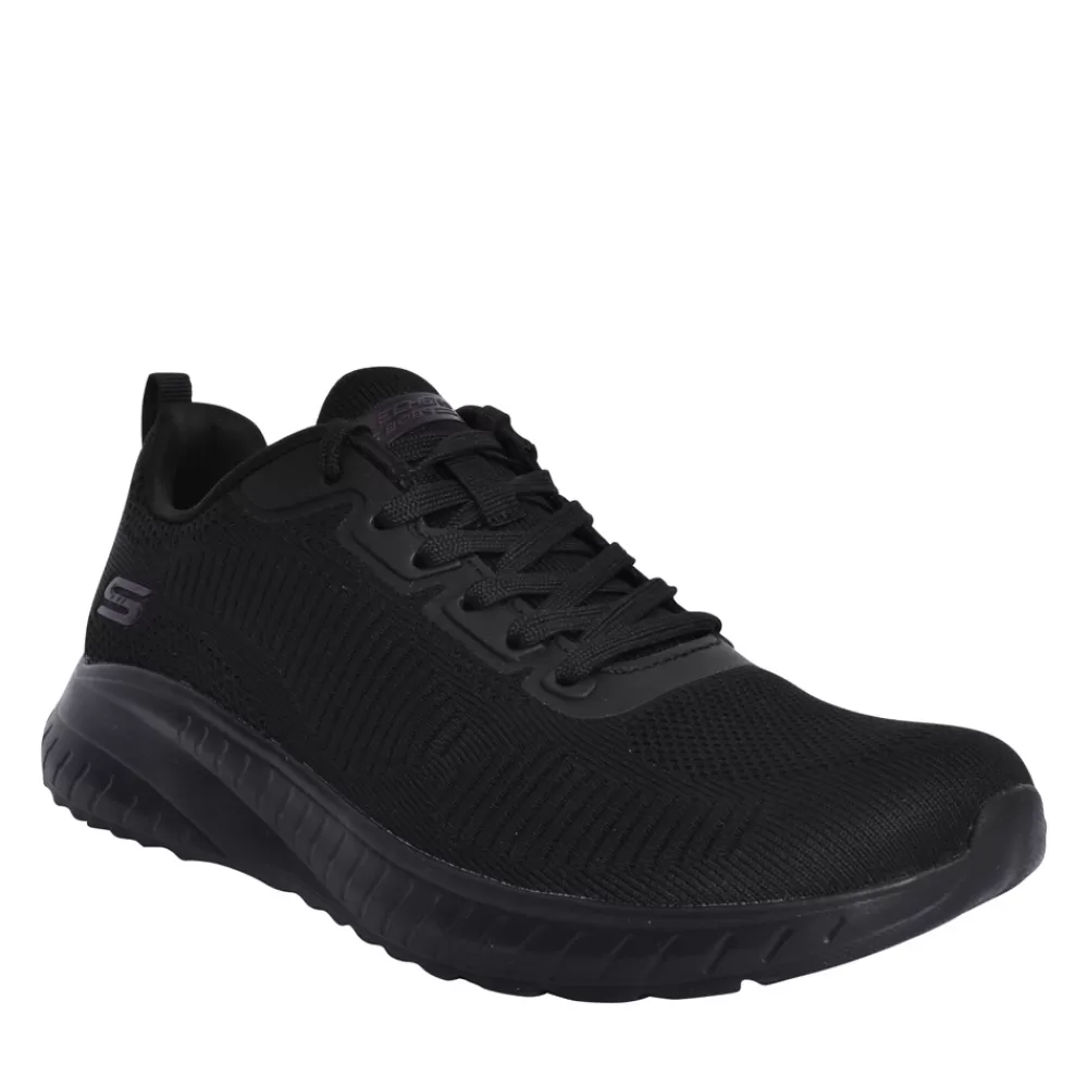 Ladies SKECHERS Ladies 117209 Bobs Sport Squad Trainer In Black