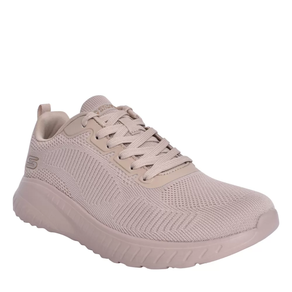 Ladies SKECHERS Ladies 117209 Bobs Sport Squad Trainer In Nude