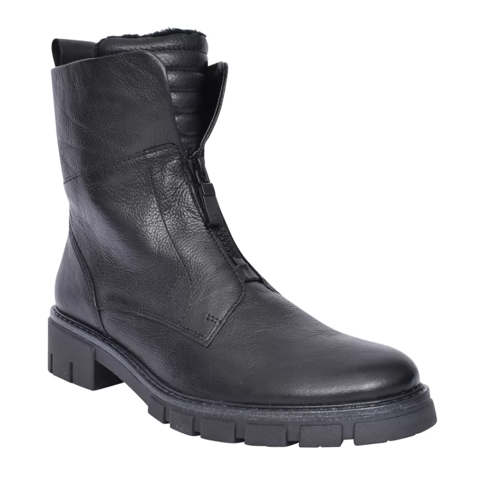 Ladies ARA Ladies 12-23130 Dover Chunky Calf Boot In Black