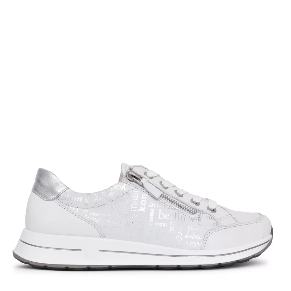 Ladies ARA Ladies 12-24801 Trainer In Silver