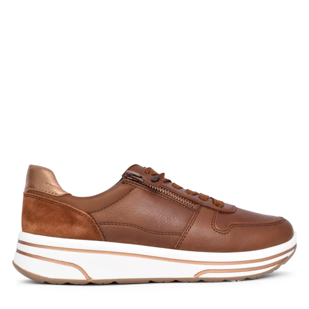 Ladies ARA Ladies 12-32440 Trainer In Brown