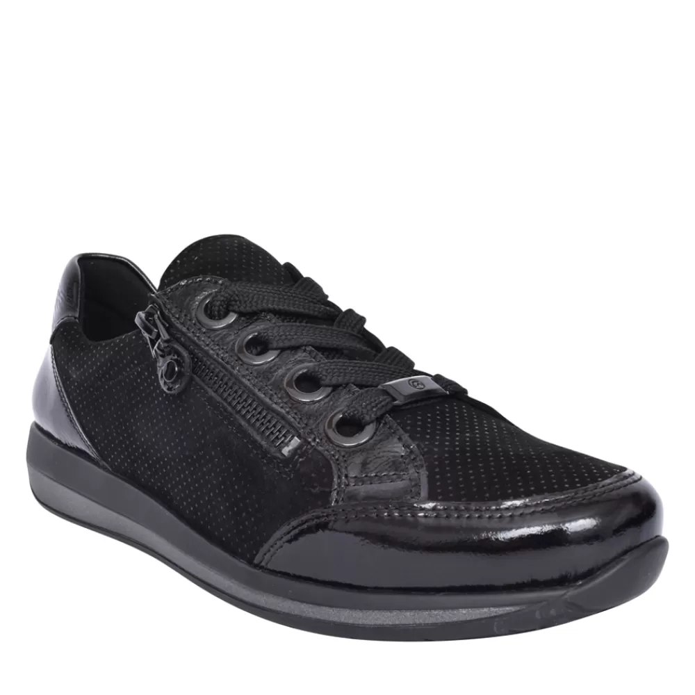 Ladies ARA Ladies 12-44587 Osaka-Highsoft Laced Shoe In Black