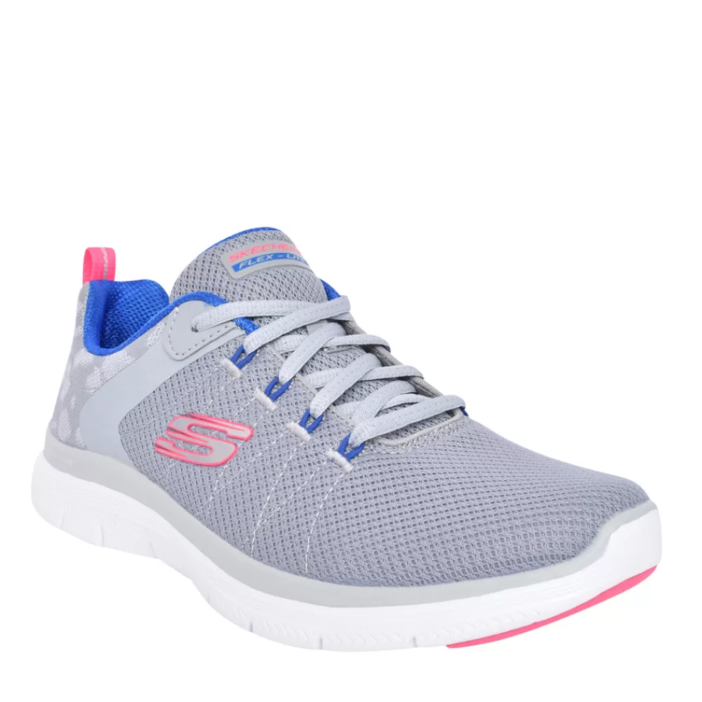 Ladies SKECHERS Ladies 149580 Elegant Ways Trainer In Grey