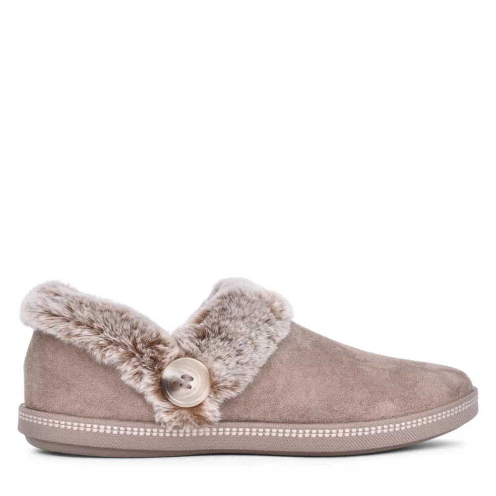 Ladies SKECHERS Ladies 167219 Fresh Toast Slipper In Taupe