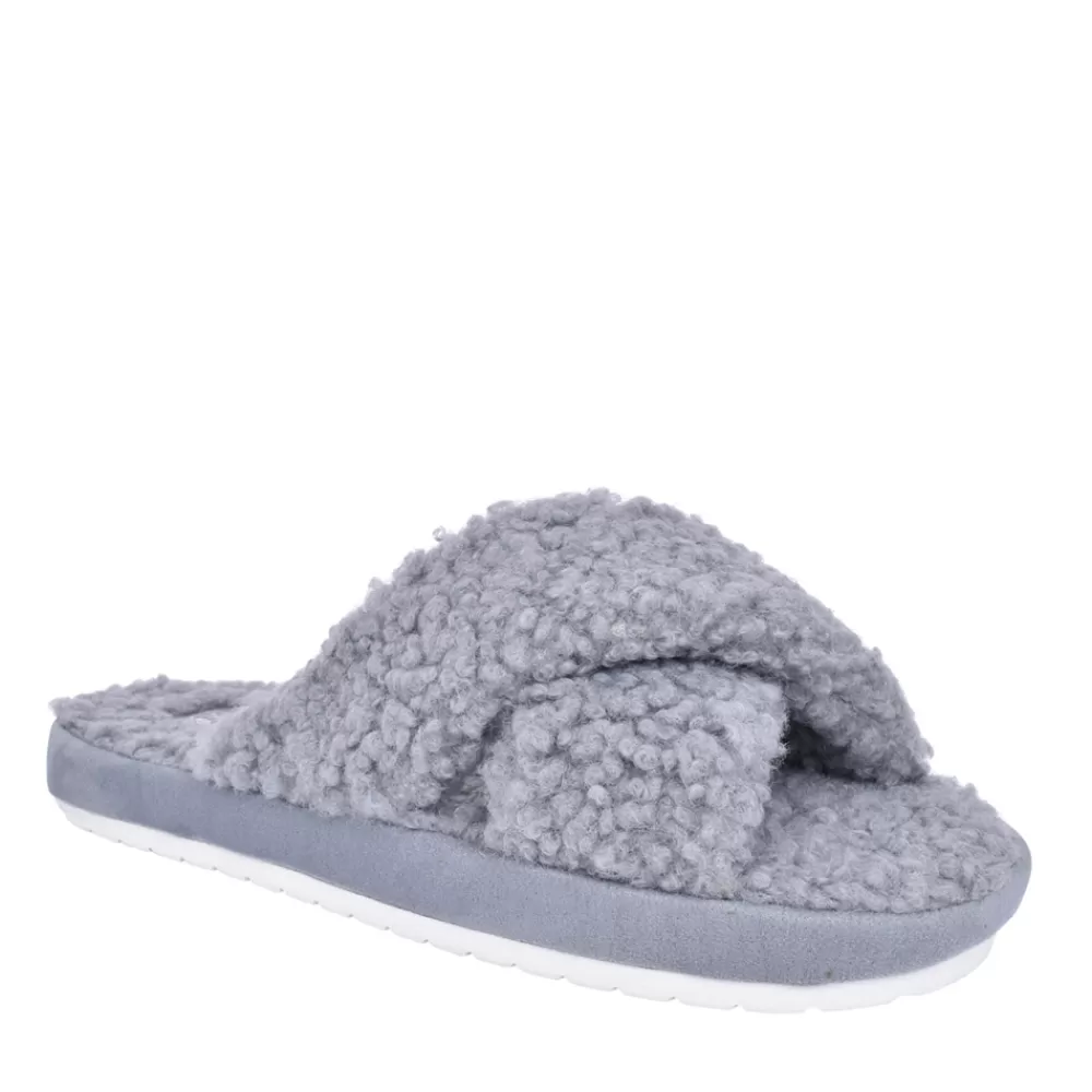 Ladies SKECHERS Ladies 167236 Cozy Slide Mule Slipper In Grey