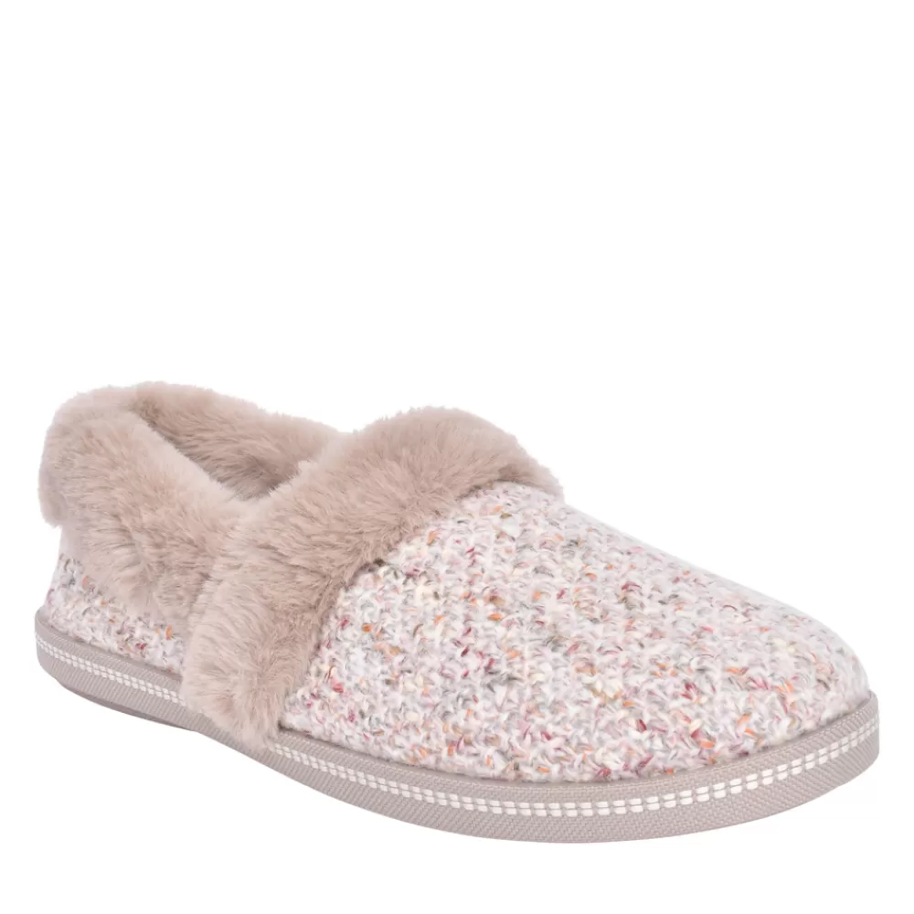 Ladies SKECHERS Ladies 167629 Cozy Campfire Slipper In Taupe