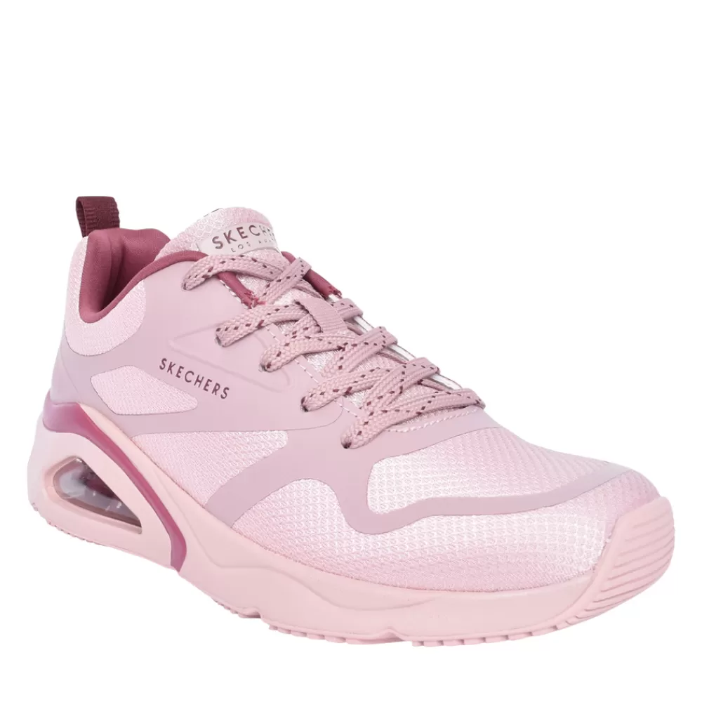 Ladies SKECHERS Ladies 177421 Tres-Air Uno Modern Trainer In Lilac