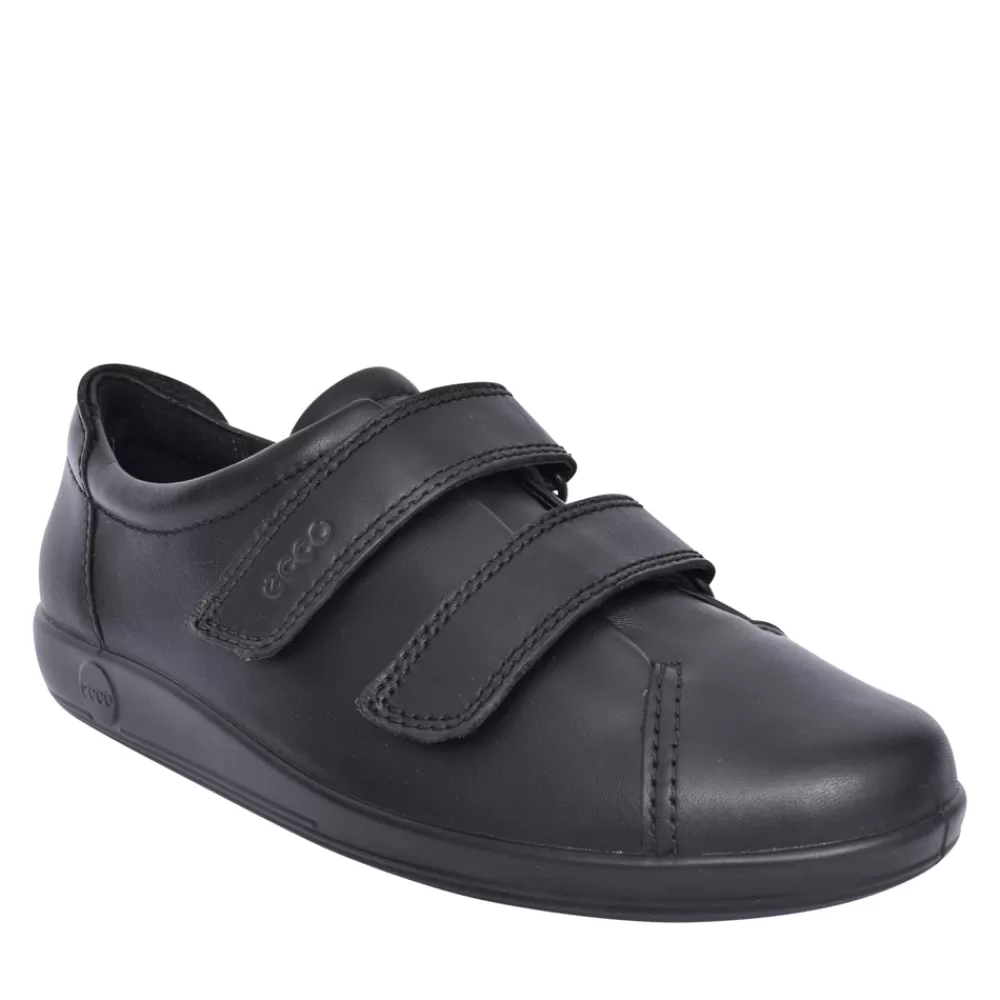 Ladies ECCO Ladies 206513 Soft 2.0 Trainer In Black