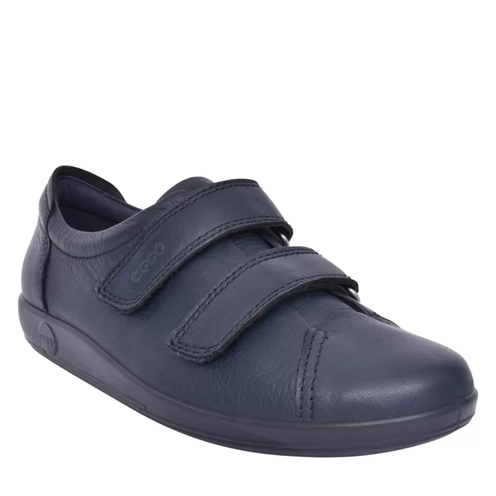 Ladies ECCO Ladies 206513 Soft 2.0 Trainer In Navy