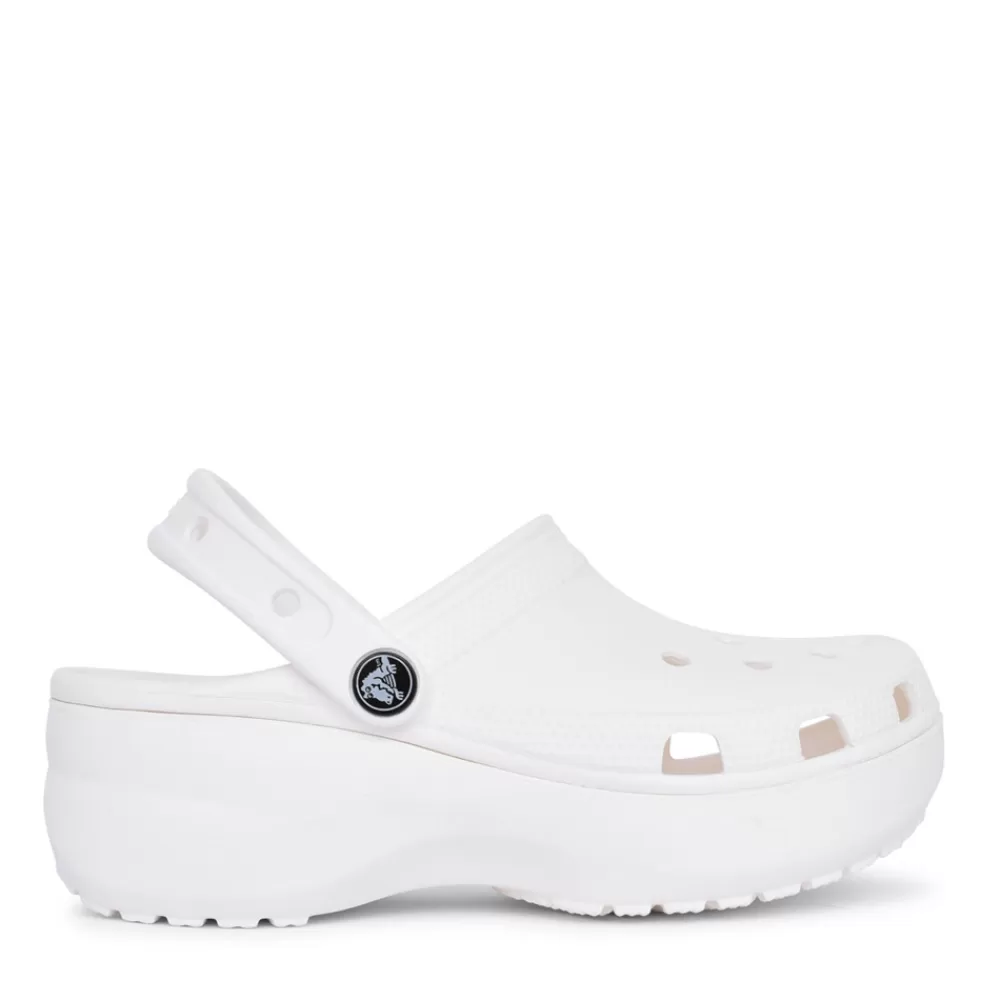 Ladies CROCS Ladies 206750 Platform Clog In White