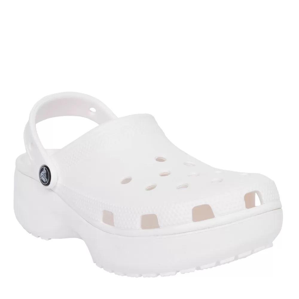 Ladies CROCS Ladies 206750 Platform Clog In White