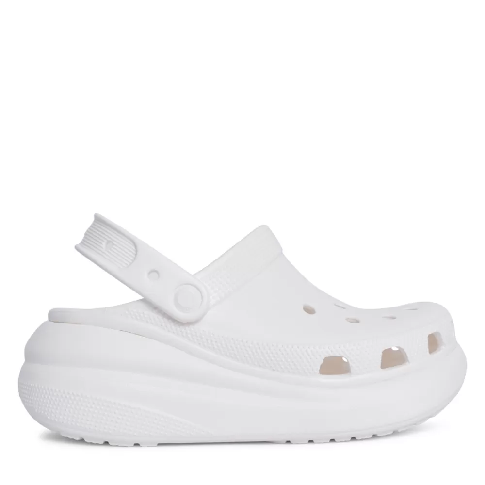 Ladies CROCS Ladies 207521 Classic Crush Clog In White