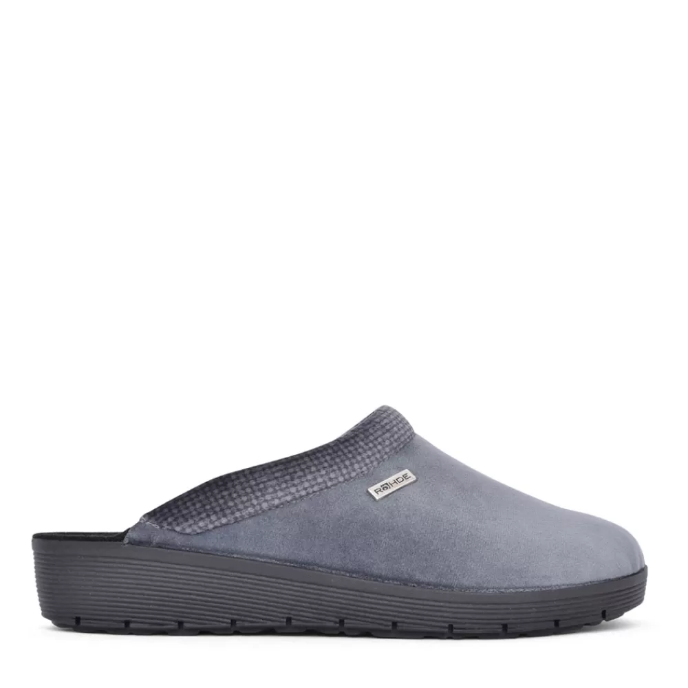 Ladies ROHDE Ladies 2336 Roma Mule Slipper In Grey