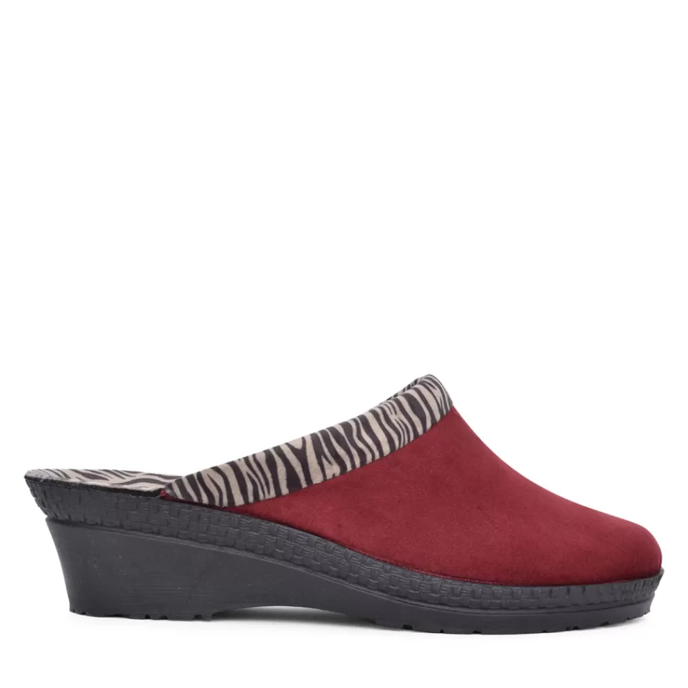 Ladies ROHDE Ladies 2465 Neustadt Mule Slipper In Red