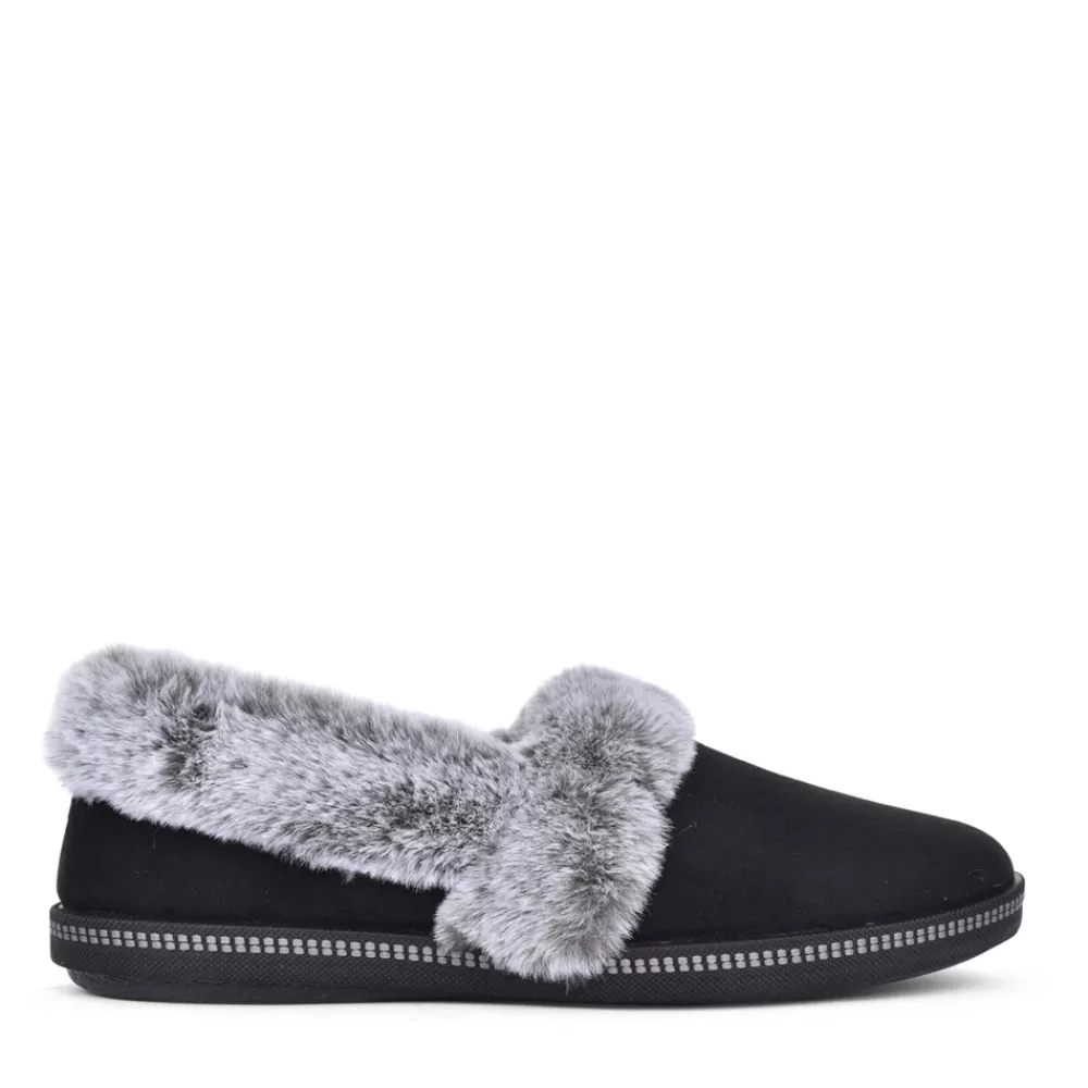 Ladies SKECHERS Ladies 32777 Cozy Campfire Slipper In Black