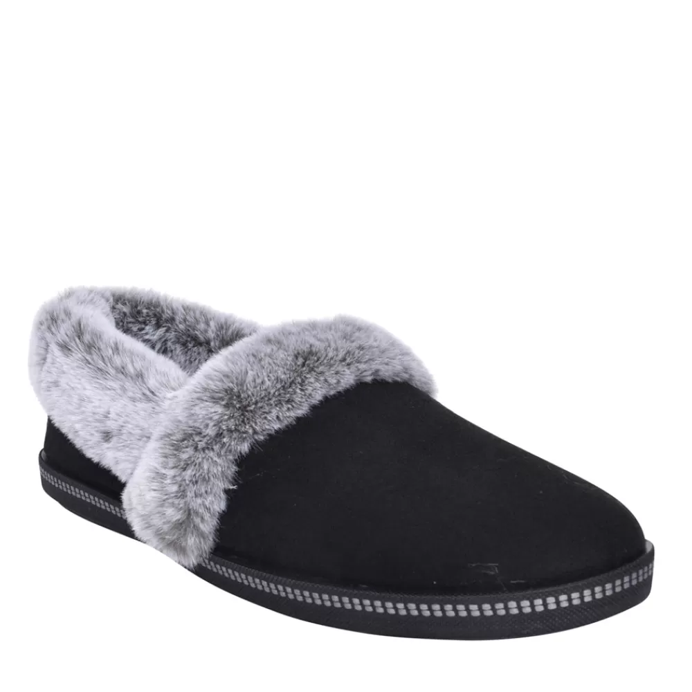 Ladies SKECHERS Ladies 32777 Cozy Campfire Slipper In Black