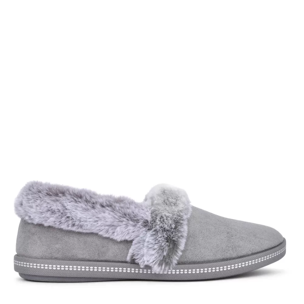 Ladies SKECHERS Ladies 32777 Cozy Campfire Slipper In Grey