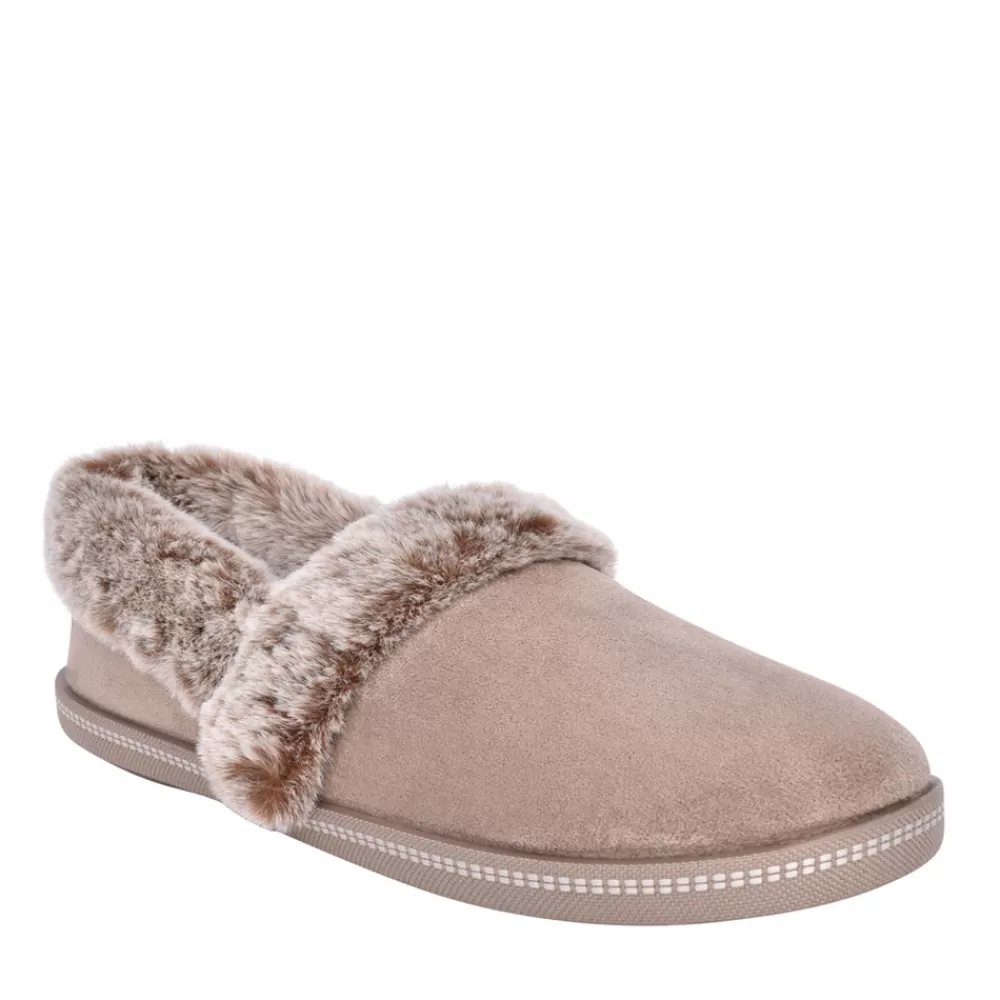 Ladies SKECHERS Ladies 32777 Cozy Campfire Slipper In Taupe