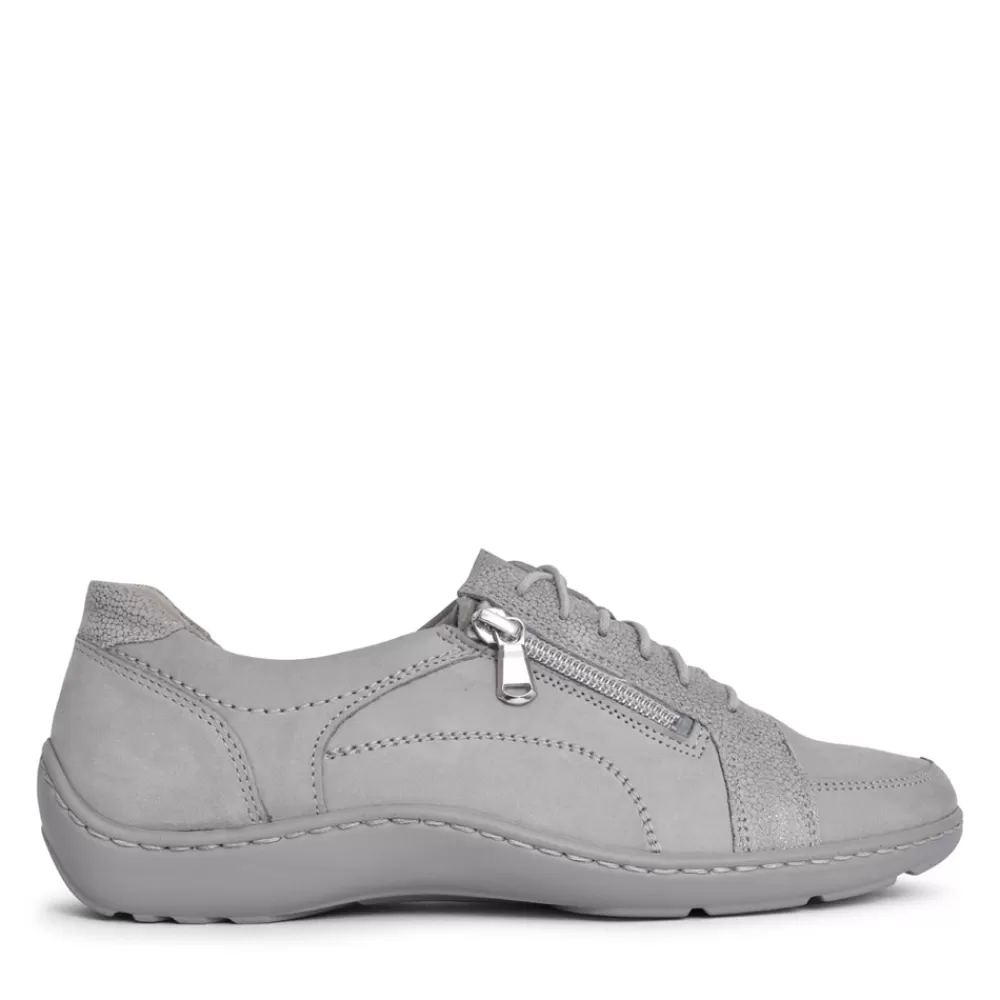 Ladies WALDLAUFER Ladies 496042 Henni Casual Shoe In Grey