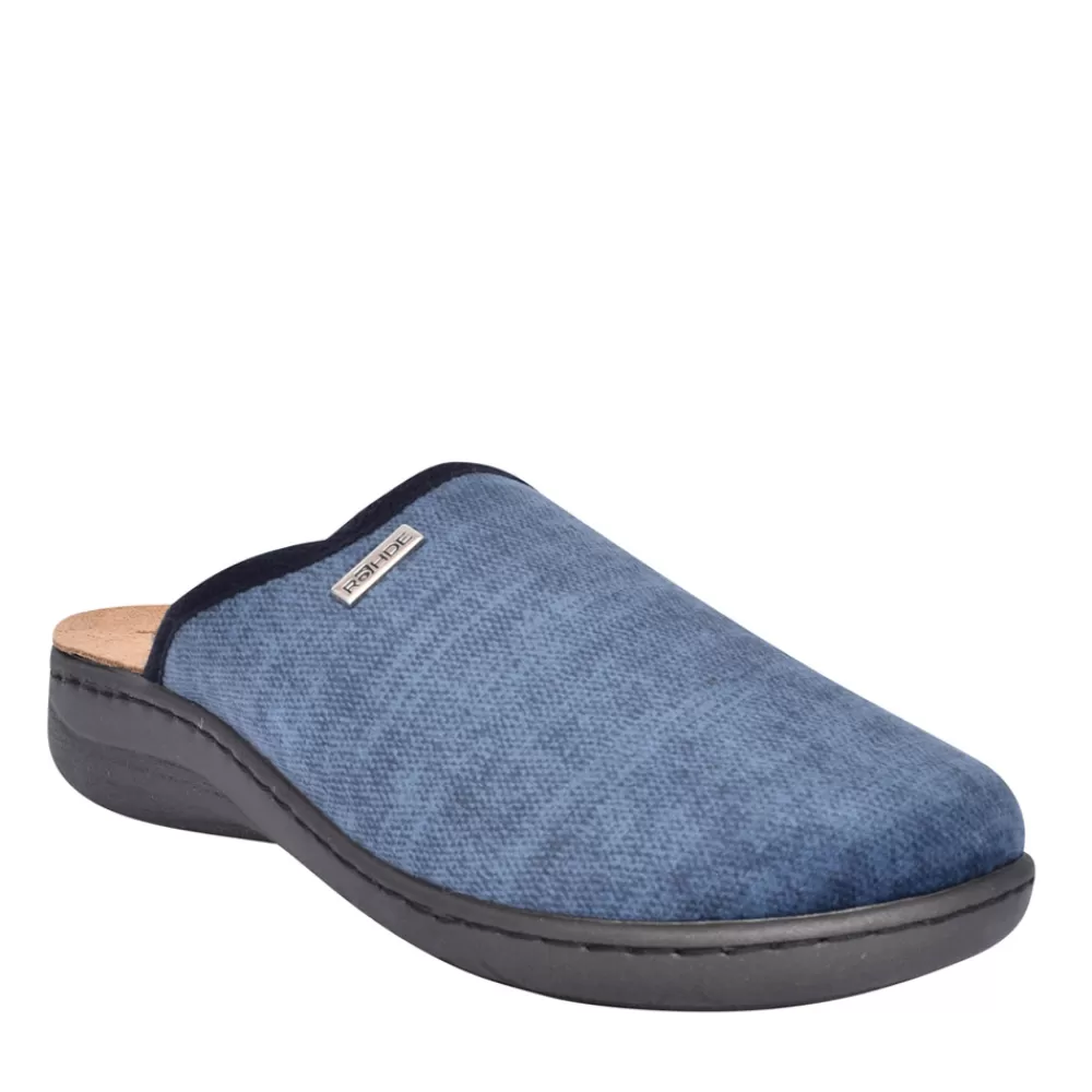 Ladies ROHDE Ladies 6853 Pietroburgo Mule Slipper In Navy