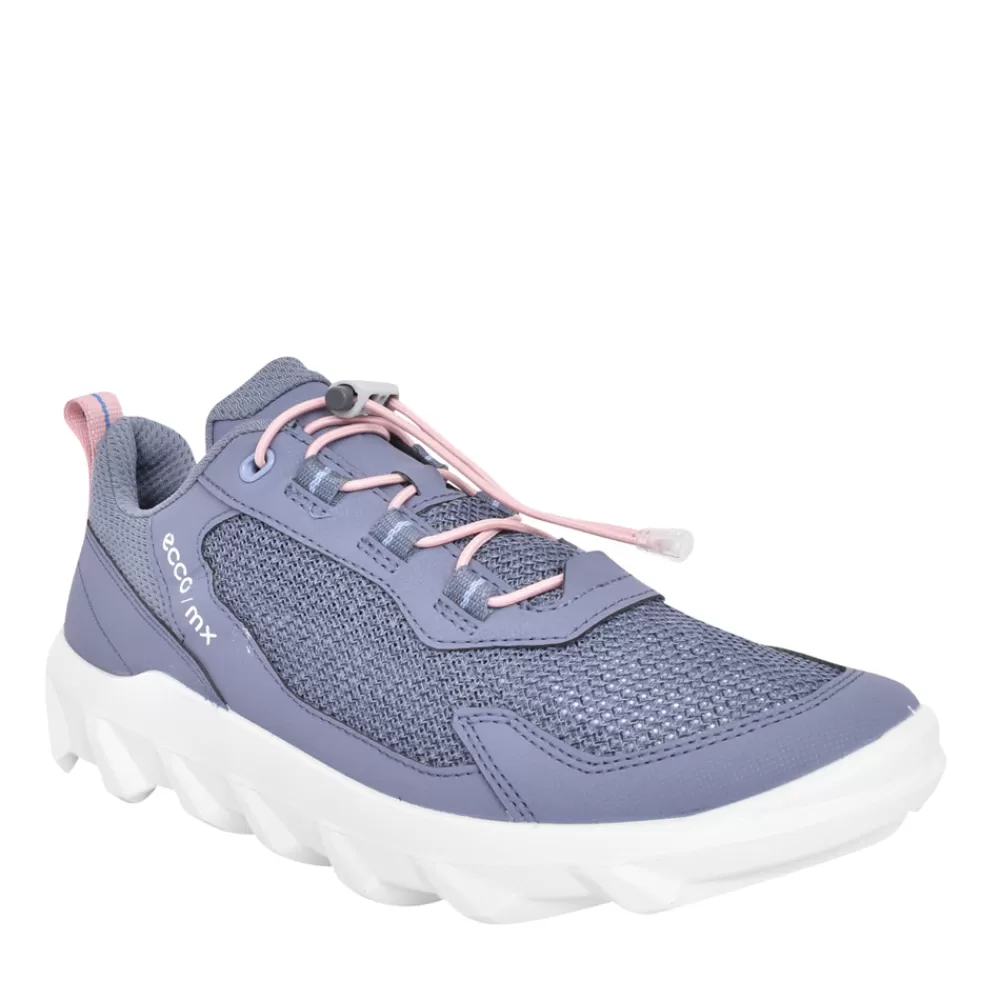 Ladies ECCO Ladies 820263 Laced Trainer In Blue