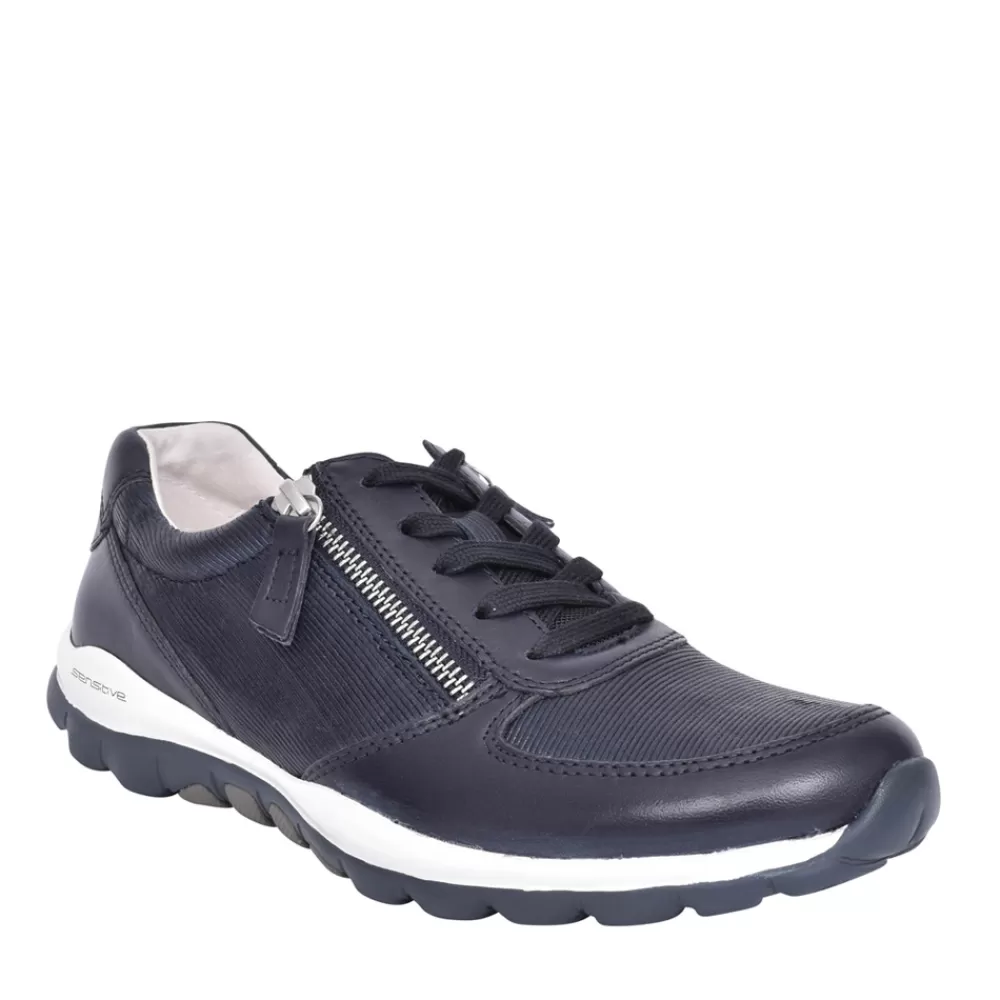 Ladies GABOR Ladies 86.968 Laced Trainer In Navy