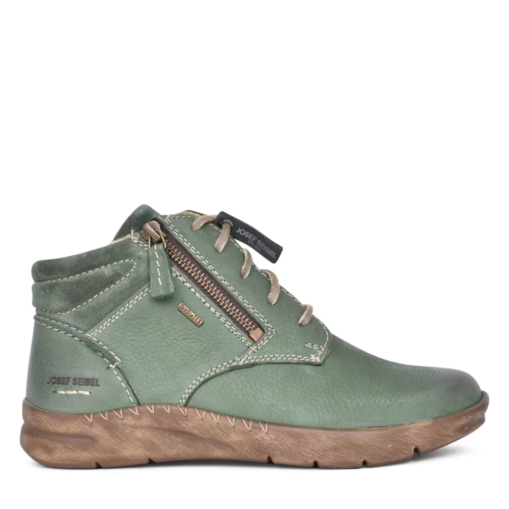 Ladies JOSEF SEIBEL Ladies 91752 Conny52 Ankle Boot In Green