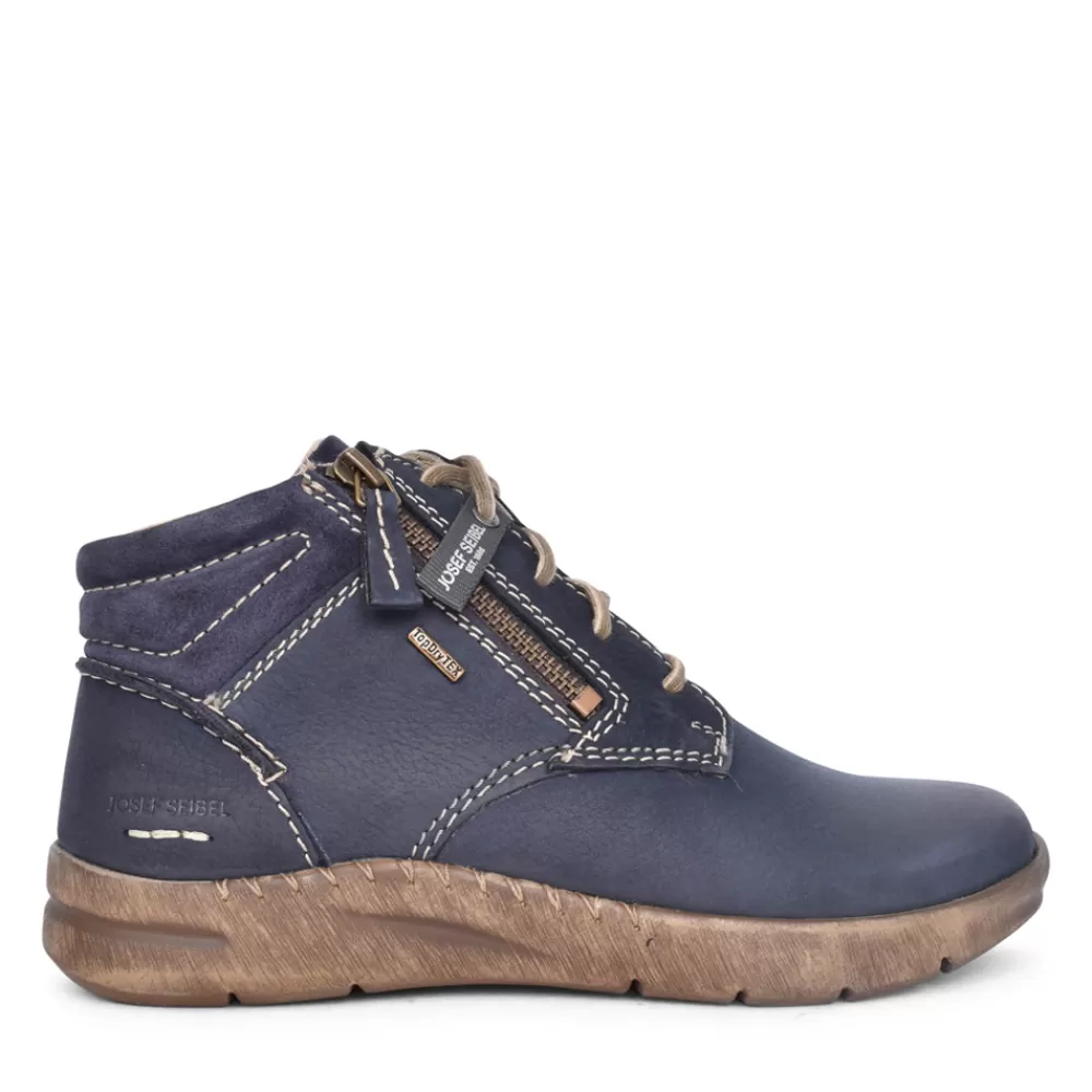 Ladies JOSEF SEIBEL Ladies 91752 Conny52 Ankle Boot In Navy