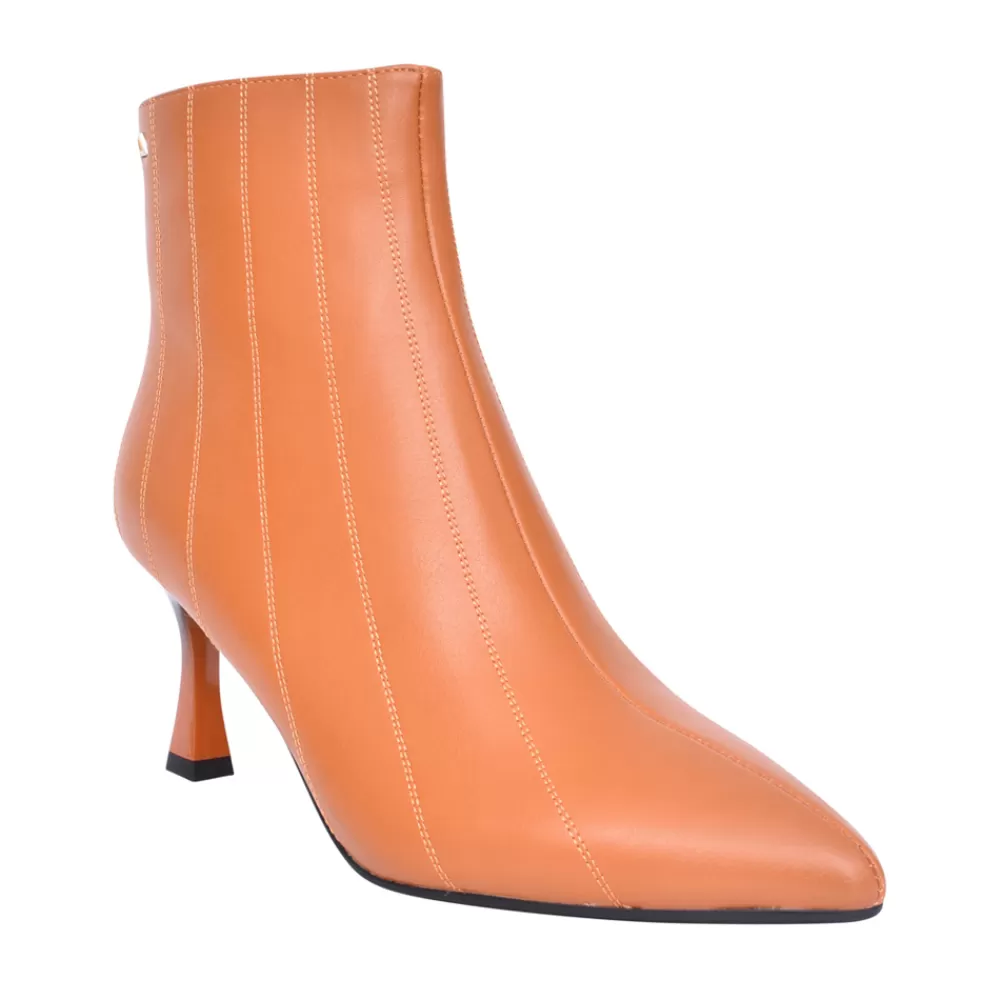 Ladies UNA HEALY Ladies Belong To You Medium Heel Ankle Boot In Tan