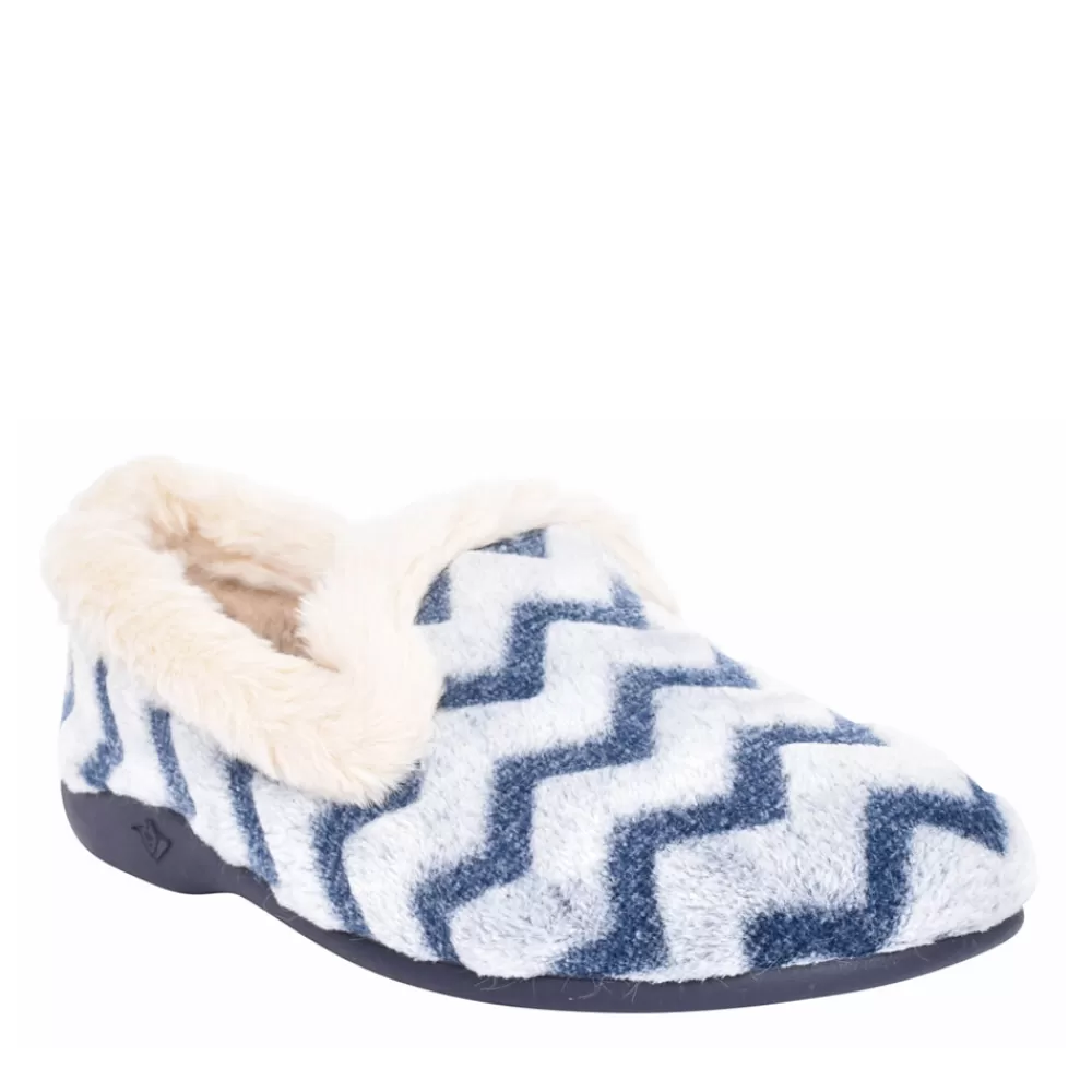 Ladies LUNAR Ladies Bridget Kla132 Slipper In Blue