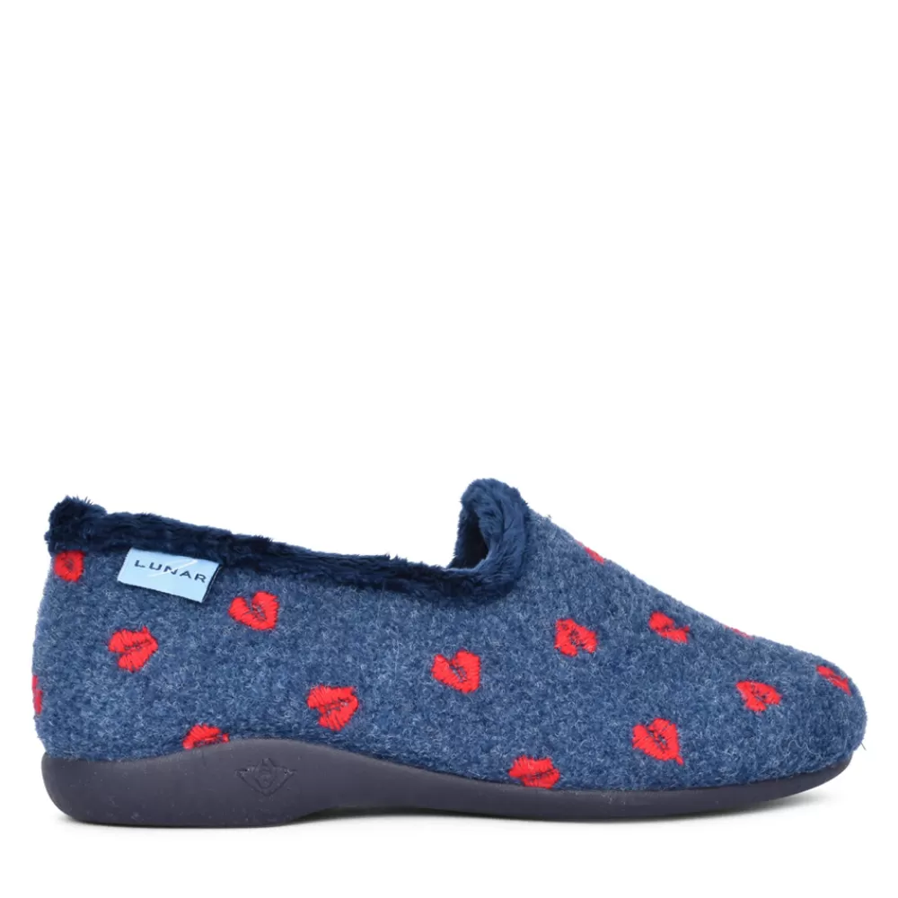 Ladies LUNAR Ladies Callisto Kla214 Slipper In Blue