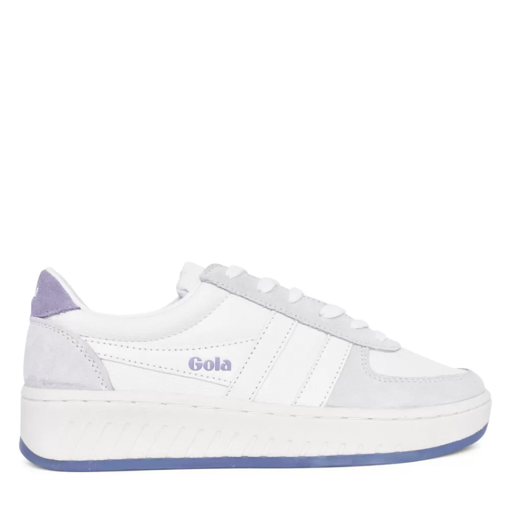 Ladies GOLA Ladies Clb513 Grandslam 88 Laced Trainer In Lavender