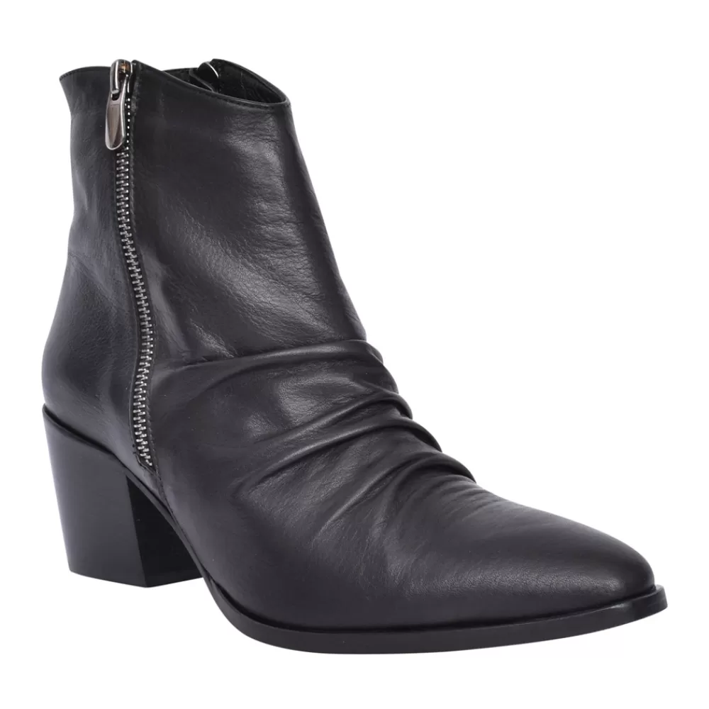 Ladies MODA IN PELLE Ladies Coralie Medium Heel Ankle Boot In Black