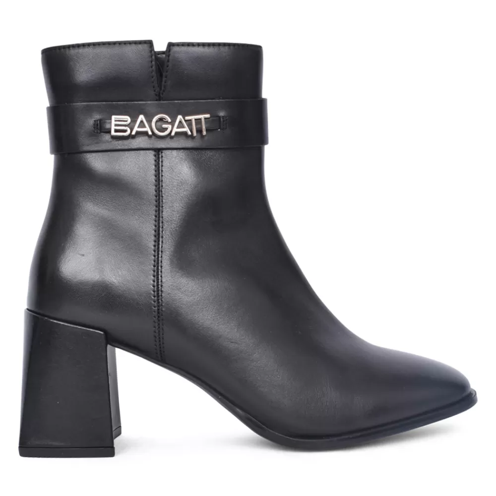 Ladies BAGATT Ladies Crema Abt34 Ankle Boot In Black