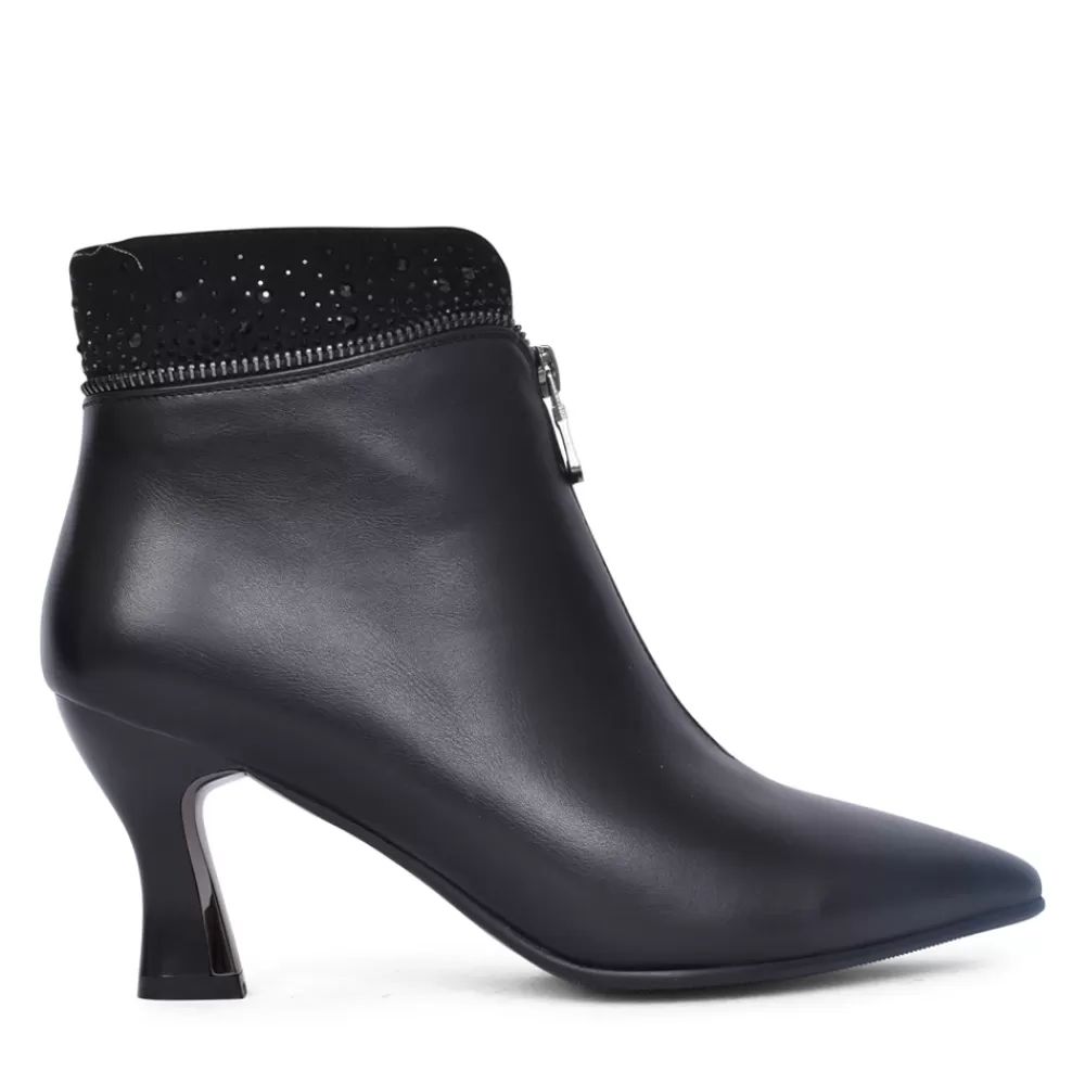 Ladies REDZ Ladies D3363 Ankle Boot In Black