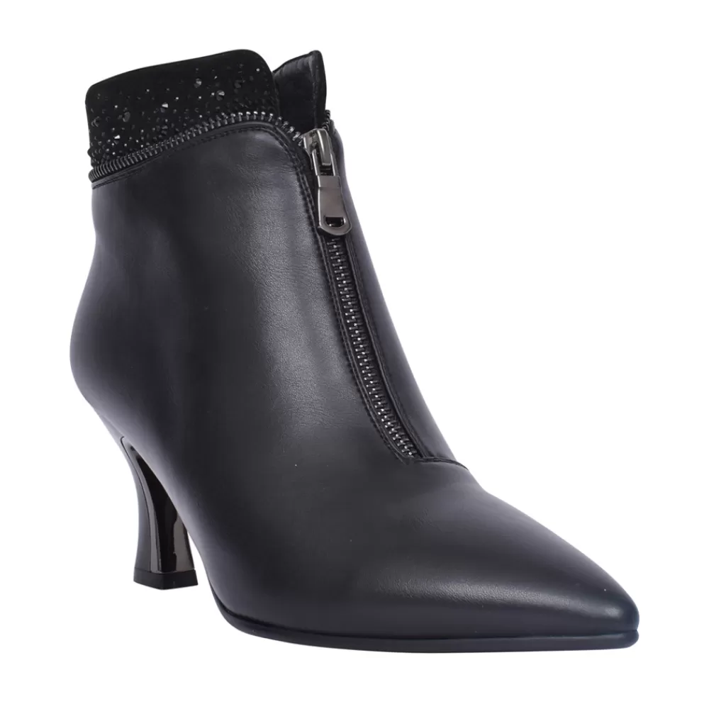 Ladies REDZ Ladies D3363 Ankle Boot In Black