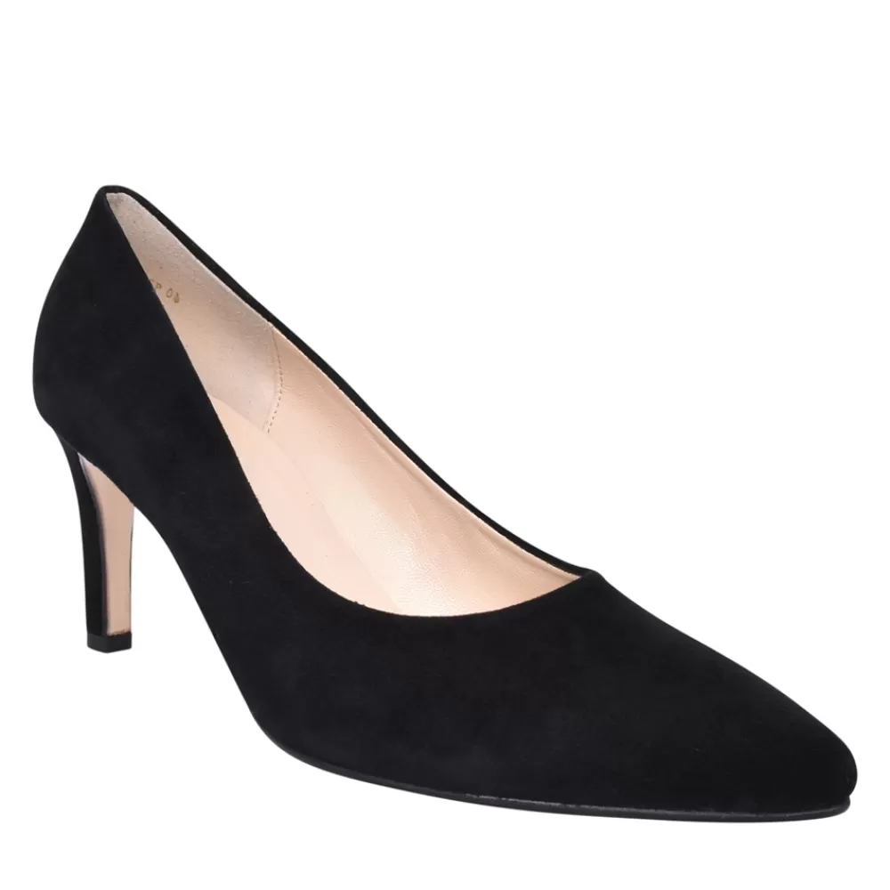 Ladies GABOR Ladies Dane 31.380 Medium Heel Court Shoe In Black